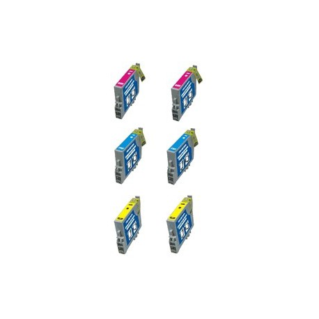 Set 6 Cartucce Compatibili Per Epson T1282 T1283 T1284
