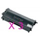 Tripack Toner Compatibili Per Brother TN2005