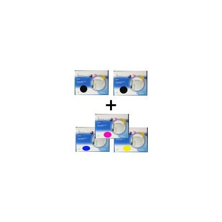 Set 5 Cartucce Compatibili Rainbow Per Epson T1291 T1292 T1293 T1294