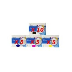 Set 25 Cartucce Compatibili Super Rainbow Per Epson T1291 T1292 T1293 T1294