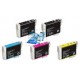 Set 5 Cartucce Compatibili Rainbow Per Epson T1281 T1282 T1283 T1284