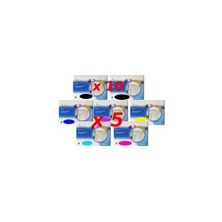 Set 35 Cartucce Compatibili Super Combo Per Epson T0801 T0802 T0803 T0804 T0805 T0806