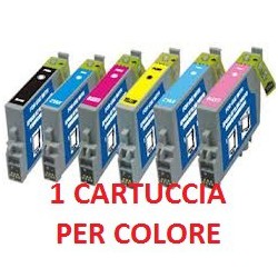 Cartucce Compatibili Combo Per Epson T0481 T0482 T0483 T0484 T0485 T0486 
