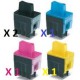 Offerta Combo Con 2 Cartucce Nere e 1 Cartuccia Per Colore Per Brother LC900XL