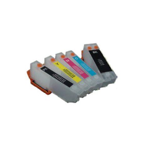 Set 5 Cartucce Vuote Ricaricabili Per Epson T2621-T2631-T2632-T2633-T2634