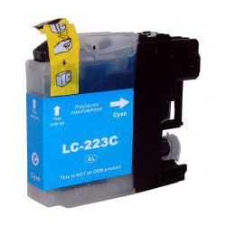 Cartuccia Compatibile Ciano Per Brother LC223C