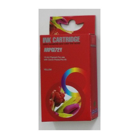 Cartuccia Compatibile Giallo Con Chip Per Canon PGI-72y