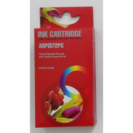Cartuccia Compatibile Ciano Photo Con Chip Per Canon PGI-72pc