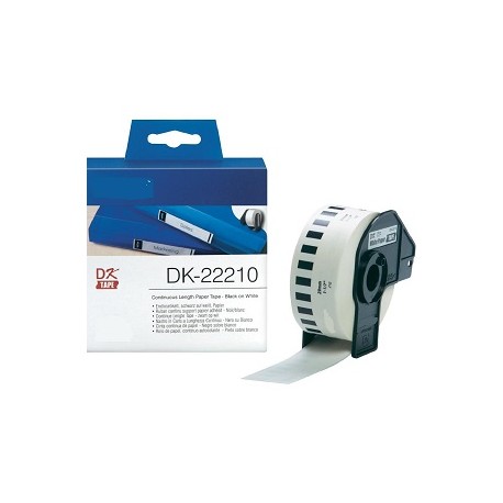 DK 22210 Rotolo Etichette 29mmX30.48m Bianco