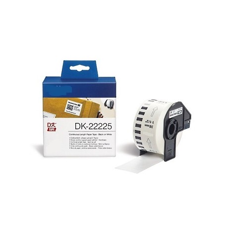 DK 22225 Rotolo Etichette 38mmX30.48m Bianco