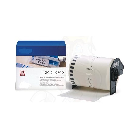 DK 22243 Rotolo Etichette 102mmX30.48m Bianco