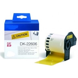 DK 22606 Rotolo Etichette 62mmX15.24m Giallo
