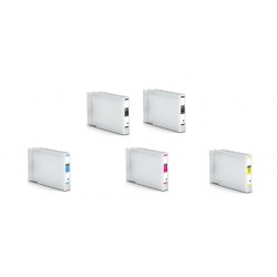 Epson T908x Super Pack XL 5 Cartucce Compatibili