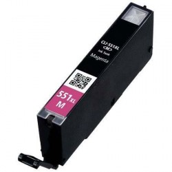 Cartuccia Compatibile Magenta Per Canon CLI551M