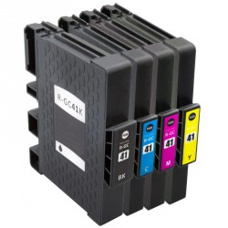 Multipack 4 Cartucce Ricoh GC-41 K C M Y