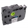 TZ EB31 Rotolo Etichette 12mmX8m Laminato Nero Arancione