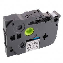 TZ-FX621 Rotolo Etichette 9mmX8m Laminato Giallo Nero