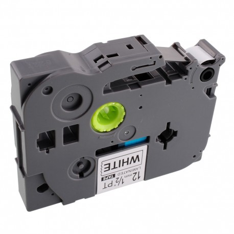 TZ-FX621 Rotolo Etichette 9mmX8m Laminato Giallo Nero