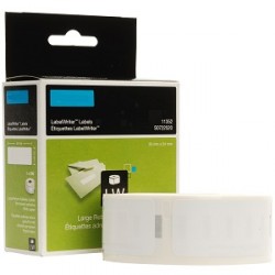 Nastro Etichette Dymo Compatibili S0722520 54mm x 25mm Bianco 500pag