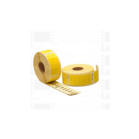 Nastro Etichette Dymo Compatibili S0722520 54mm x 25mm Giallo 500pag