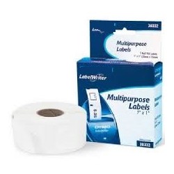 Nastro Etichette Dymo Compatibili S0722520 25mm x 13mm Bianco 1000pz