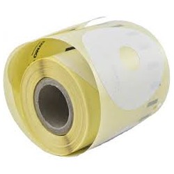 Etichette per CD Dymo Compatibili S0719250 diametro 57mm Bianco