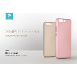 Cover CEO Microfibra Per Huawei P10 colore Rose Gold