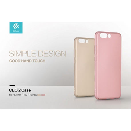 Cover CEO Microfibra Per Huawei P10 colore Champagne Gold