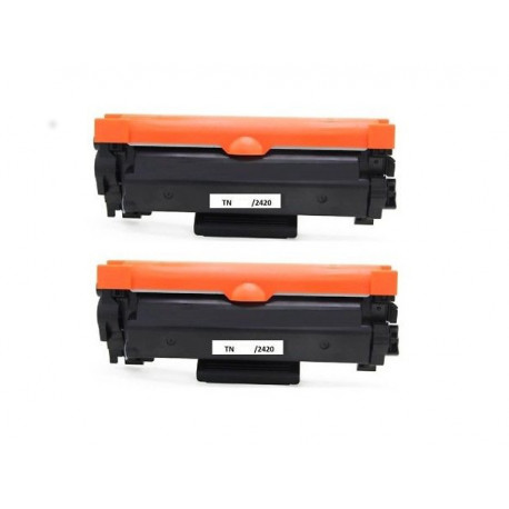 Offerta Bipack Toner Brother TN-2420 Compatibile Senza Chip