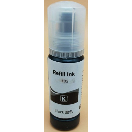 Flacone Inchiostro Nero Specifico Per Cartucce Epson 102 (C13T03R140)