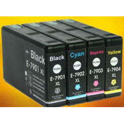 Rainbow 4 Cartucce Epson T7901XL T7902XL T7903XL T7904XL