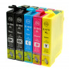 Rainbow 5 Cartucce Epson T1811XL T1812XL T1813XL T1814XL