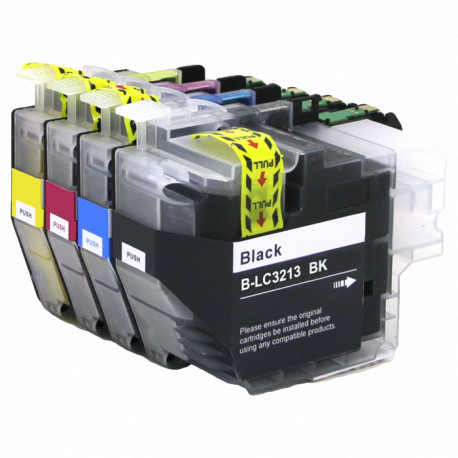 Rainbow 4 Cartucce Brother LC3213