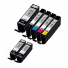 Rainbow 7 Cartucce Canon PGI-570XL CLI-571XL