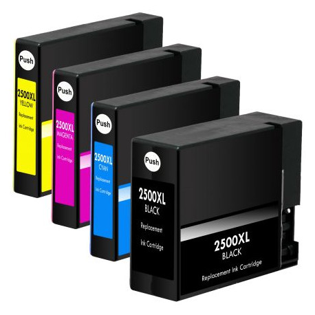 Rainbow 4 Cartucce Canon PGI-2500XL