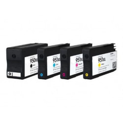 Rainbow 4 Cartucce Compatibili HP950XL HP951XL