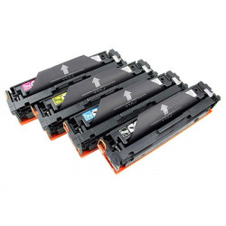 Multipack 4 Toner HP CF530A-CF531A-CF532A-CF533A Compatibili