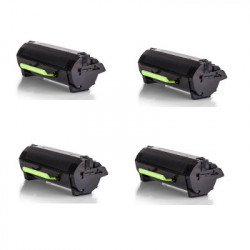 Offerta 4 Toner Lexmark 51B2X00 Compatibili