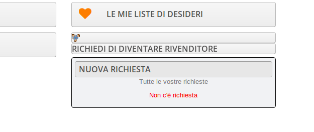 clicca su richiesta